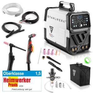Aparat za zavarivanje 4 u 1 AC/DC TIG 200 PULSE D CUT Digital (STAHLWERK)