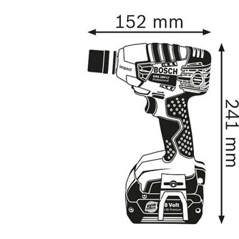 Second image of Akumulatorski udarni odvrtači GDS 18 V-LI Professional (06019A1S01) (Bosch)
