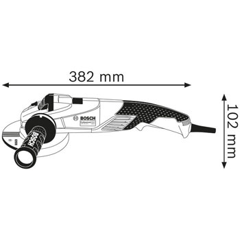 Second image of Ugaona brusilica GWS 18-125 SPL (06017A3300) (Bosch)