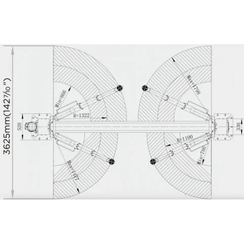 Second image of Dvostubna dizalica 5.5t automatska PL-5.5-2DE (Balanshi)