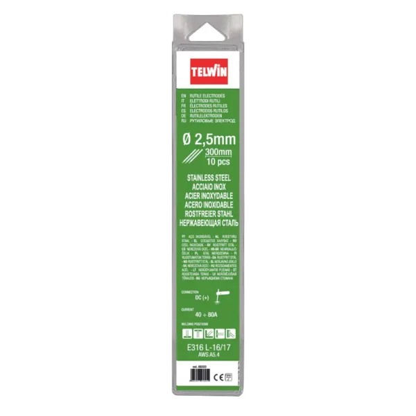 Elektroda INOX 2,50mm/10kom AWS 5.4 E316 L-16/17 (Telwin)