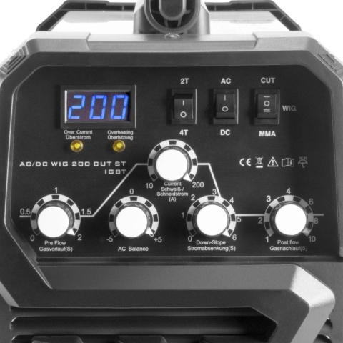 Second image of Aparat za zavarivanje i sečenje 3 u 1 AC/DC TIG 200 PLASMA ST IGBT (STAHLWERK)