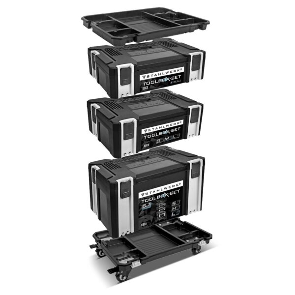 Kolica - kutija za alat, modularni set 5/1 (STAHLWERK)