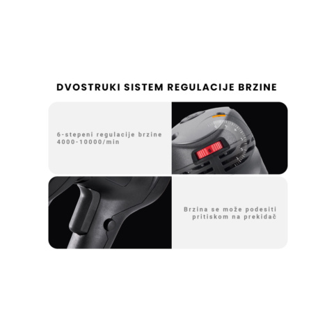 Second image of Ekscentrična šlajferica za boju i drvo 150mm / 3mm ES526-6″ (ShineMate)
