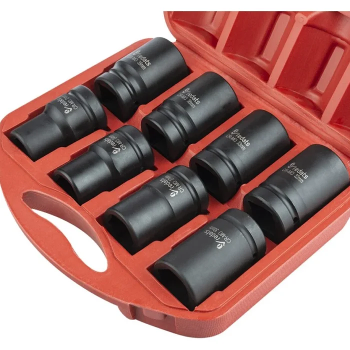 Set udarnih nasadnih ključeva 1″ 8 kom. (redats)