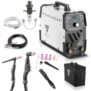 Aparat za zavarivanje kombinovani 4 u 1, DC TIG 200 PULSE PRO CUT, DIGITAL 200 A (STAHLWERK)