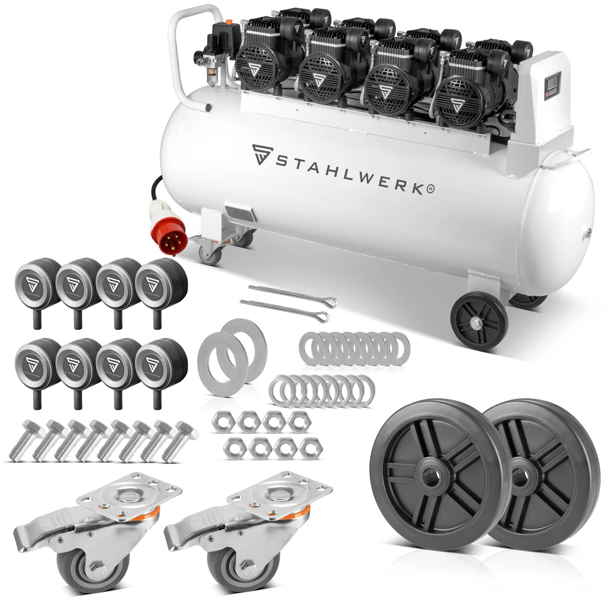 Kompresor bešumni ST 1510 Pro 150l (STAHLWERK) - amcarco